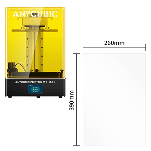Chitu Systems 3Packs nFEP Films Release Films 380x260mm for Jupiter/Jupiter SE/Photon M3 Max 12.8 & 13.6 Inches 7K 3D Printer, Thickness 0.127mm