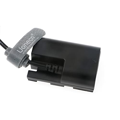 Uonecn LP-E6P Dummy Battery to D-Tap Power Cable for Canon EOS 5D Mark IV 5DSR 5D2 5D3 6D 60D 7D 7D2 70D 80D R6 Compatible 8V Output Camera Power Adapter 80cm