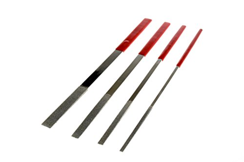 SE 12-piece diamond hand file set, 74337DF, assorted files for precision shaping and smoothing