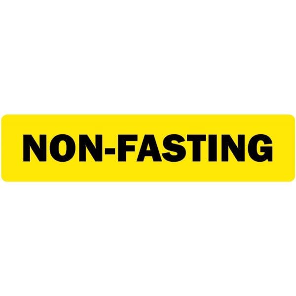 LabelValue.com | Non-Fasting Medical Labels .375"x1.625" 500 Labels Per Roll