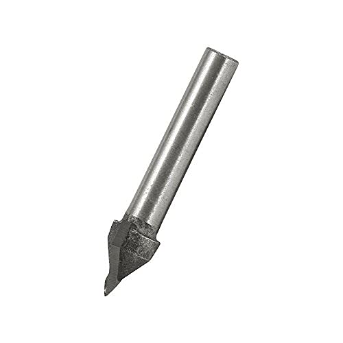 [Australia - AusPower] - Milling Cutter Tungsten Steel CNC Engraving Sharp V-Groove Bit End Mill 60 Degree CNC Milling Cutter 6 mm Shank 10 mm Cutter Diameter Three-Dimensional Sign Manufacturing Engraving Bit Woodworking 