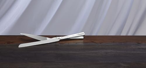Lenox Adorn Silverware Cake Knife & Server Dessert Set, 2-Piece, Flatware Cake Knife/Server