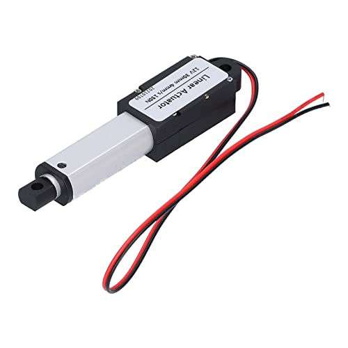 Mini Electric Linear Actuator, 12V 30mm Stroke Micro Linear Actuator Waterproof Mini Motion Actuator, 4mm/s, 150N, Micro Linear Actuator for DIY Robot, Cabinet, Window Opener