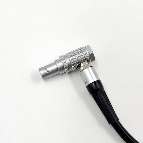 Lemo-Compatible 0B 2 Pin Male to Male Right Angle Power Cable Suitable for Teradek Bond ARRI Alexa, Z CAM E2, DJI RS2/RS3, Tilta Float Gimbal, SmallHD, Vaxis, Blackmagic, 39”