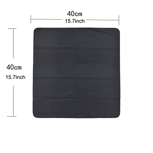 Record Cleaning Cloth 5 Pack 15''x15'' Big Size Anti-Static Microfiber Lint Free for LP Vinyl Record, Glasses,TV Screen, Laptop
