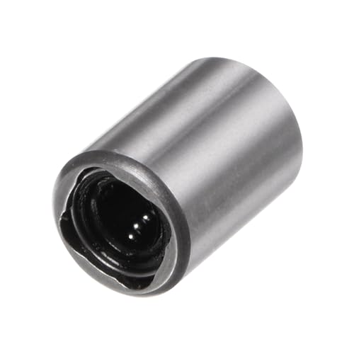 sourcing map 6pcs LM3UU Linear Ball Bearings, 3mm Bore Dia, 7mm OD,10mm Length, Linear Motion Bearing for CNC Machine Tool 3D Printer 6