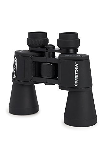 Celestron 71198 Cometron 7x50 Binoculars (Black) & 93524 Binocular Tripod Adapter (Black)