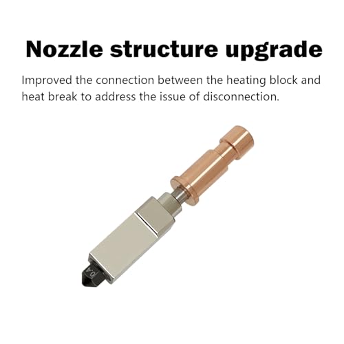 HzdaDeve 0.2MM 0.4MM 0.6MM Ceramic Hotend for Kobra S1 Combo Stainless Steel Print Head Extruder Kit Hot End Hardened Nozzle Heater Block Heating Rod Thermistor for Anycubic Kobra S1/ACE Pro (3 Pack) 3PK