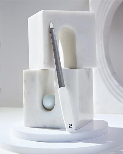 Zwilling Shape File (Sapphire Coating, Polished File Tip, Ergonomic Shape, Coarse and Fine-Grained File Surfaces), White, 160 mm