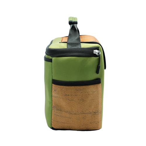 Kanga Softside Cooler Insulated Lunch Box - 4 Layer Insulation Drink Cooler for Food, Snacks, Can Beer and Seltzers - Leak Proof and Durability Tested - Kanga Brew Box Woody