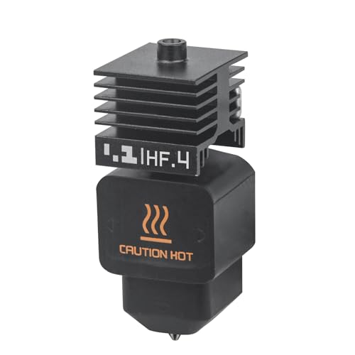 Upgraded H2D High Flow Hotend 0.4mm with Hardened Steel Nozzle Silicone Cover Compatible with Bambu Lab H2D and H2D Laser 3D Printer Hot End Accessories