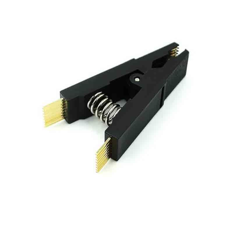 [Australia - AusPower] - 10Pcs SOP8 SOIC8 Programmer IC Testing Clip SOP8 SOP SOIC8 DIP8 DIP 8 Pin IC Test Clamp Without Cable 