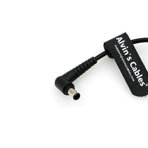Alvin's Cables D-tap to DC Power Cable for Sony FX6 FX9 Camera Right Angle DC to D-tap 19.5V Regulated Output Cable 50cm|19.7inches