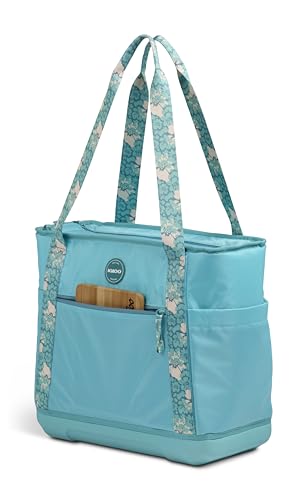 Igloo Tag Along 12-Can Satchel Cooler | Insulated Cooler Bag with Sturdy EVA Base Lagoon Teal Tote 36-Can