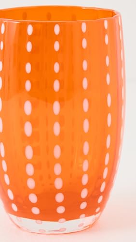 Zafferano Women's Perle Tumblers Set of 2 One Size Orange