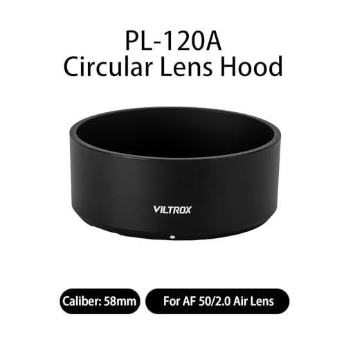 VILTROX Lens Hood 58mm for 50/F2.0 Lens(PL-120A)