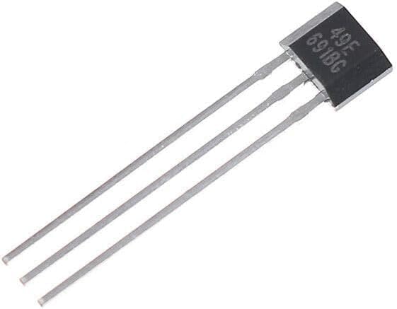 [Australia - AusPower] - 10Pcs Black Hall Element 49E Oh49E Ss49E Linear Sensor Hall Sensor Hall Effect Sensors Industrial Electrical 