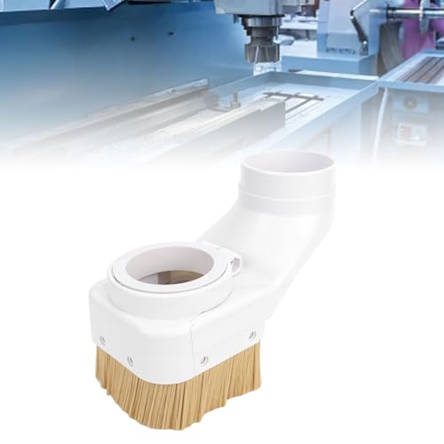 Sxhlseller CNC Dust Shoe 100mm Spindle Dust Boot for Engraving Machine, Detachable Brush Collector for Router Wood Chip Removal