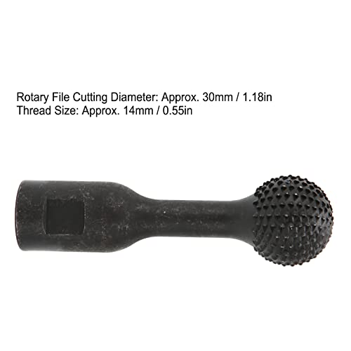 Sphere Rotary Burr, Ball Gouge, Ball Gouge Angle Grinder Attachments Power Carving Tools Rotary Tool for Wood Carving Grinding Polishing Engraving (30mm) 30mm