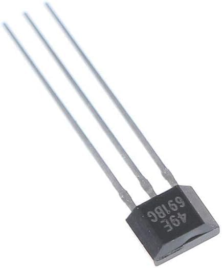 [Australia - AusPower] - 10Pcs Black Hall Element 49E Oh49E Ss49E Linear Sensor Hall Sensor Hall Effect Sensors Industrial Electrical 