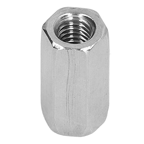Tissting 20-piece M6 hex coupling nuts in 304 stainless steel threaded connectors