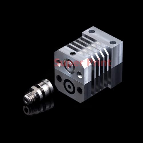 Super Print CR10 Titanium Alloy HeatBreak for All Metal Hotend Ender 3/Ender 3 V2 /Ender 5 /Pro CR-10/ CR10S/ CR-10S PRO/CR6-SE/MAX 1.75MM Filament Smooth.(2PCS) 2PCS