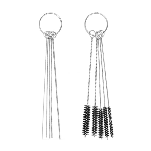 Cleaning Jar Filter Glass Jar Glass Cleaning Jar With Stand Cleaning Kit Cleaning Jar With Stand, Needle And Brush Accessories, Professional Cleaning Kit Tools