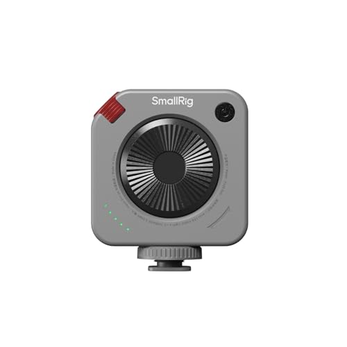SMALLRIG P108 Neo Mini RGBWW LED Video Light, Portable Camera Fill Light