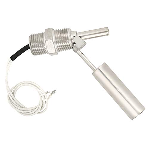 [Australia - AusPower] - Liquid Water Level Float Sensor, Liquid Level Float Sensor Switch, Side Mounted Water Floating Sensor Switch, 304 Stainless Steel 1/2NPT Male Thread DC0-110V 