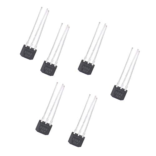 BELTI 10pcs 49E Hall Element OH49E Voltage Regulator Hall Effect Sensor Linear Switch