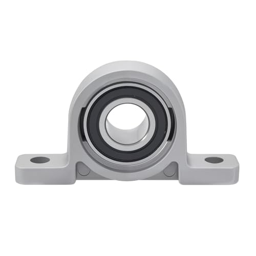 Mounted Flange Pillow Bearing 4Pcs Zinc Alloy Housing Bearing Vertical Pillow Bearings Block Bearings Self-Adjust Center Mounted Support for Axis Shaft Machine (15mm ID) 15mm Innendurchmesser