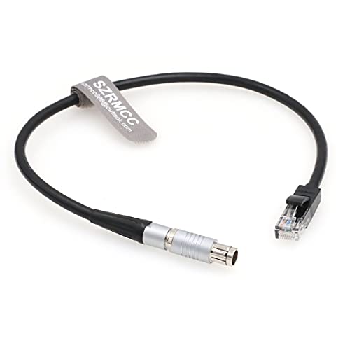SZRMCC Fischer 8-Pin Male to RJ45 Ethernet Cable for Phantom VEO Series 4k High-Speed Camera (80cm) 80cm