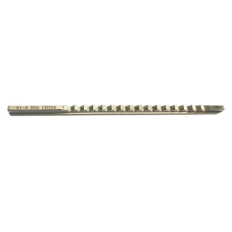 [Australia - AusPower] - Keyway Broach B1-4mm High Speed Steel for CNC Cutting Machine Tool B-4mm 