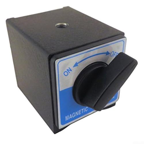 Magnetic Base with Strong Magnet, M8 x 1, 25 Thread Holes, Compact & Precise