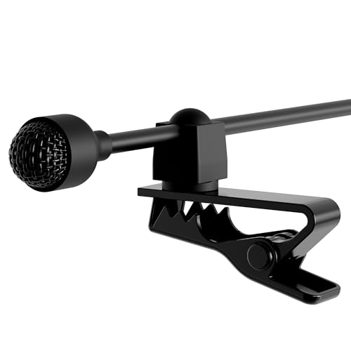 J K MIC-J 044 Lavalier Microphone Compatible with Zoom and TASCAM Recorders