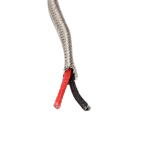 sourcingmap 2mm Dia Temperature Sensor Probe Tester K-Type Thermocouple Wire Cable 32M Long