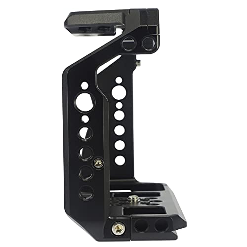 Leftfoto a7s3 a7siii Camera Full Cage for Sony Alpha 7S III / A7S III / A7SIII / A7S3,Extension Mount Microphone Fill Light Bracket Filming Accessories,with Cold Shoe/Wrench