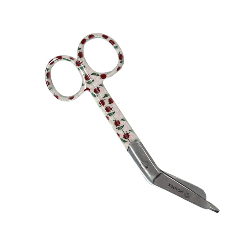 Nurse Scissors Set "White Ladybird" - Bandage Scissors - Nurse Scissors Set - Nurse Scissors - First Aid Scissors - Care Gift - Nursing Scissors - Bandage Scissors