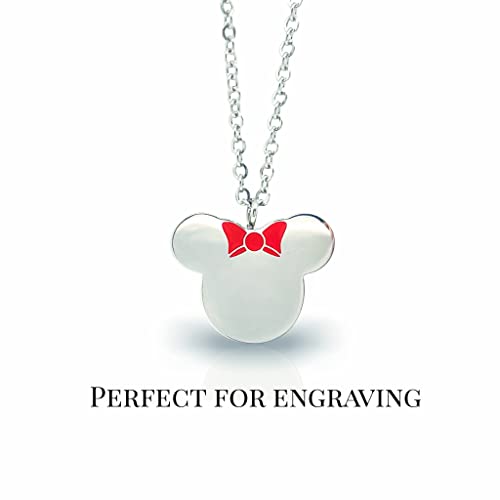 FIKA Mickey Cremation Ashes Remembrance Urn Pendant Necklace Jewelry Filling Kit Included Minnie