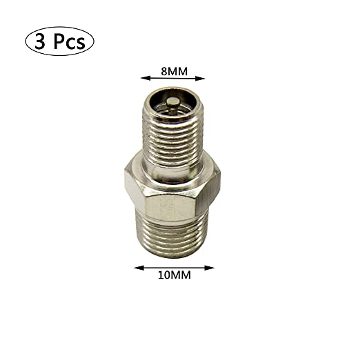 3 Pcs Wheel AIR Compressors Bicycle Car Valve Adapter Kit Sets Bicycle Pump Adapter Accessories for Air Compressor Floor Pump