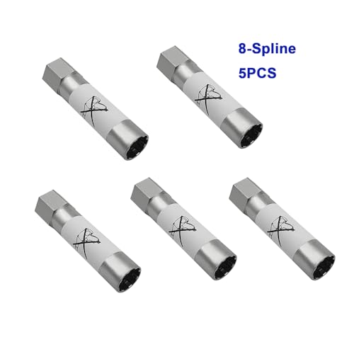 2 Pcs 8-Spline Lug Nut Key Lock Tool 65100 for Cars 13/16'' Hex 2Pcs