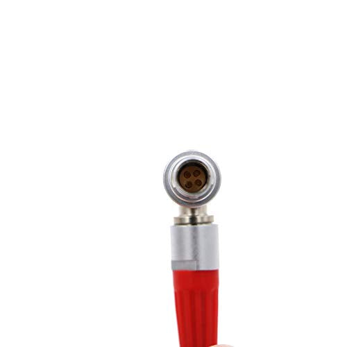 Alvin's Cables 4 Pin Male to 4pin Male Cable for Arri LBUS FIZ MDR Focus Right Angle to Straight 180° Right Angle to Straight