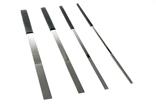 SE 12-piece diamond hand file set with assorted file shapes, 74337DF 12 piece file set