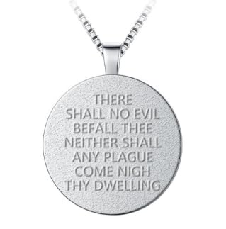 Saint George Necklace, Dragon Slayer Catholic Medal Pendant Silver