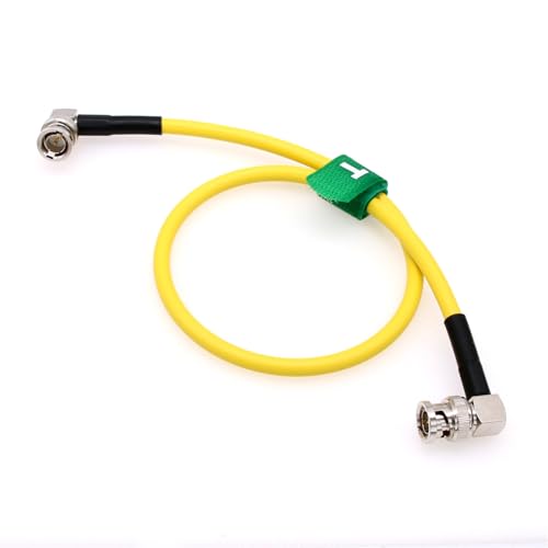 12G 6G 4K SDI Video Cable BNC to BNC for Atomos Ninja V Shogun SmallHD Komodo Sony Venice Camera Monitor Yellow Canare LV-61S 75 ohm 3M