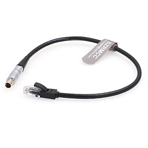 SZRMCC Fischer 8-Pin Male to RJ45 Ethernet Cable for Phantom VEO Series 4k High-Speed Camera (80cm) 80cm