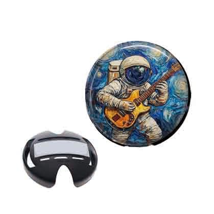 [Australia - AusPower] - an Astronaut Playing The Piano StethoscopeTag Personalized,Nurse Doctor StethoscopeID Tag Customized, Medical StethoscopeName Tag,Ideal for Anyone That uses a Stethoscope, Nursing Students,etc. 