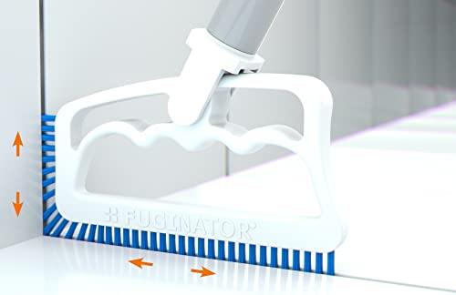 Fugenial"Fuginator Tile Joint Cleaning Brush for Use in The Bathroom Kitchen and The Rest of The Household (White/Blue) Blue,white