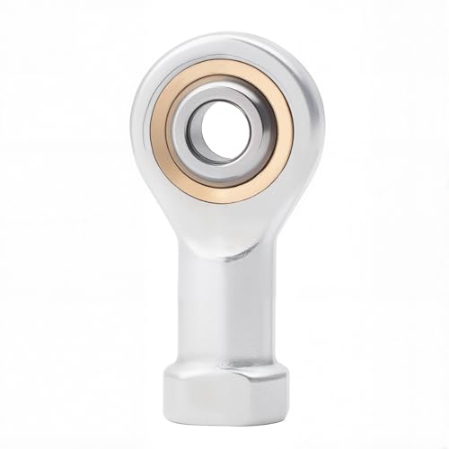 NAKUPENDA Joint Rod End Bearing Spherical Bearing M6 Steel 4 Pieces Self-Lubricating for Spherical Slide Rod Ends