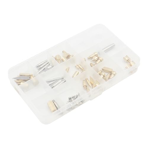55PCS Wood Burning Accessories Wood Embossing Tips Carving Tool Kit Branding Engraving Bits Engraving Tools